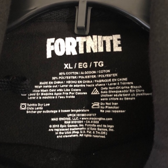 Fornite Men’s Hoodie Sweater. - Picture 7 of 7
